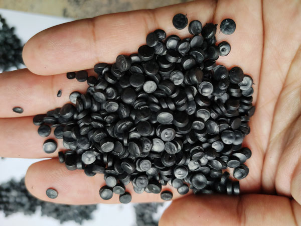 马鞍山再生塑料HDPE低压管道颗粒