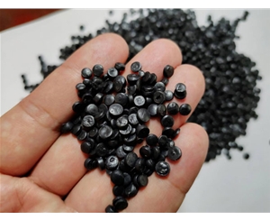 马鞍山黑色HDPE再生管道颗粒料